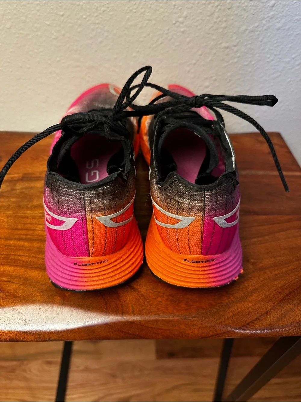 Merrell Black with Pink-to-Orange Gradient Running Shoes
